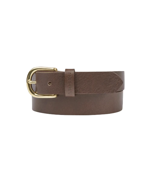 Tideswell Ladies Leather belt (Dark Brown)