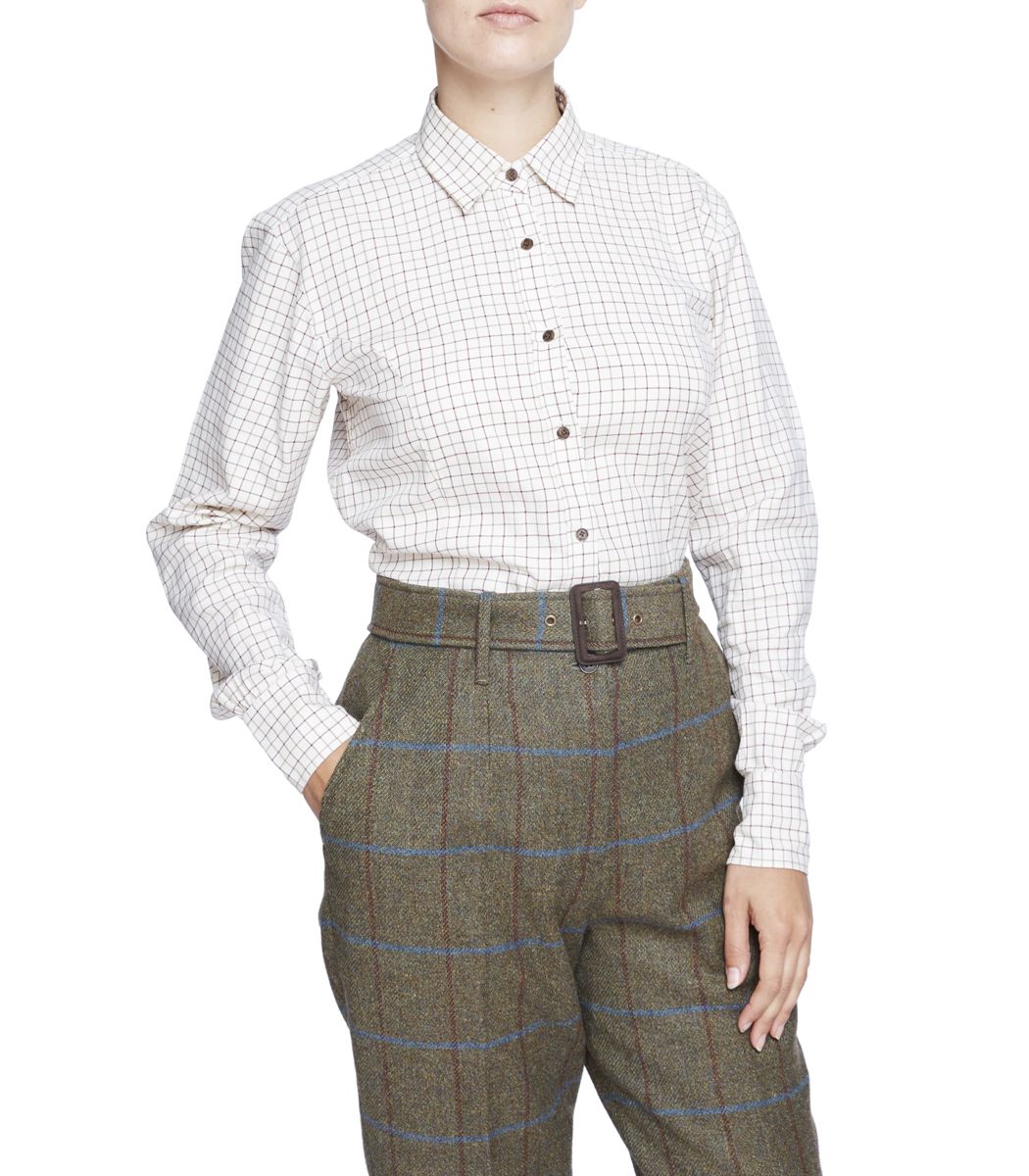 Tattersall Shirt (Khaki Green)