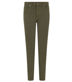 Stretch cotton trousers (Winter Moss)