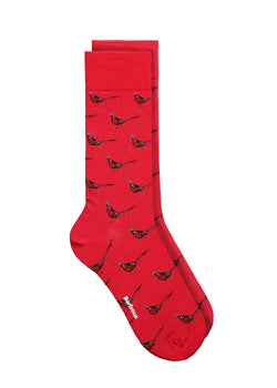 Mavin Pheasant Sock (Red)