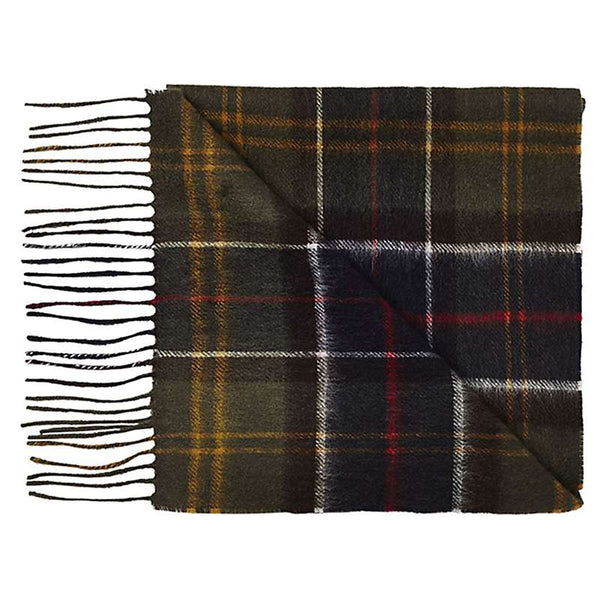 Barbour Lambswool/Cashmere Tartan Scarf (Classic Tartan)