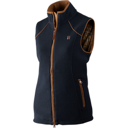 Sandhem Ladies Fleece Waistcoat (Navy Melange)