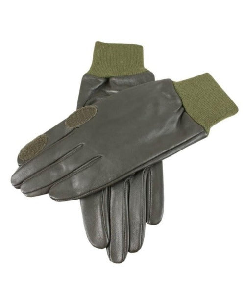 Malvern Leather Shooting Gloves (Olive)