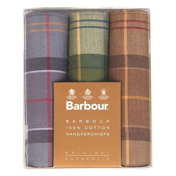 Barbour Tartan Handkerchiefs (Gift box sets)