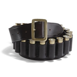 Croots Malton Bridle Leather 12 Gauge Cartridge Belt (Dark Havana)