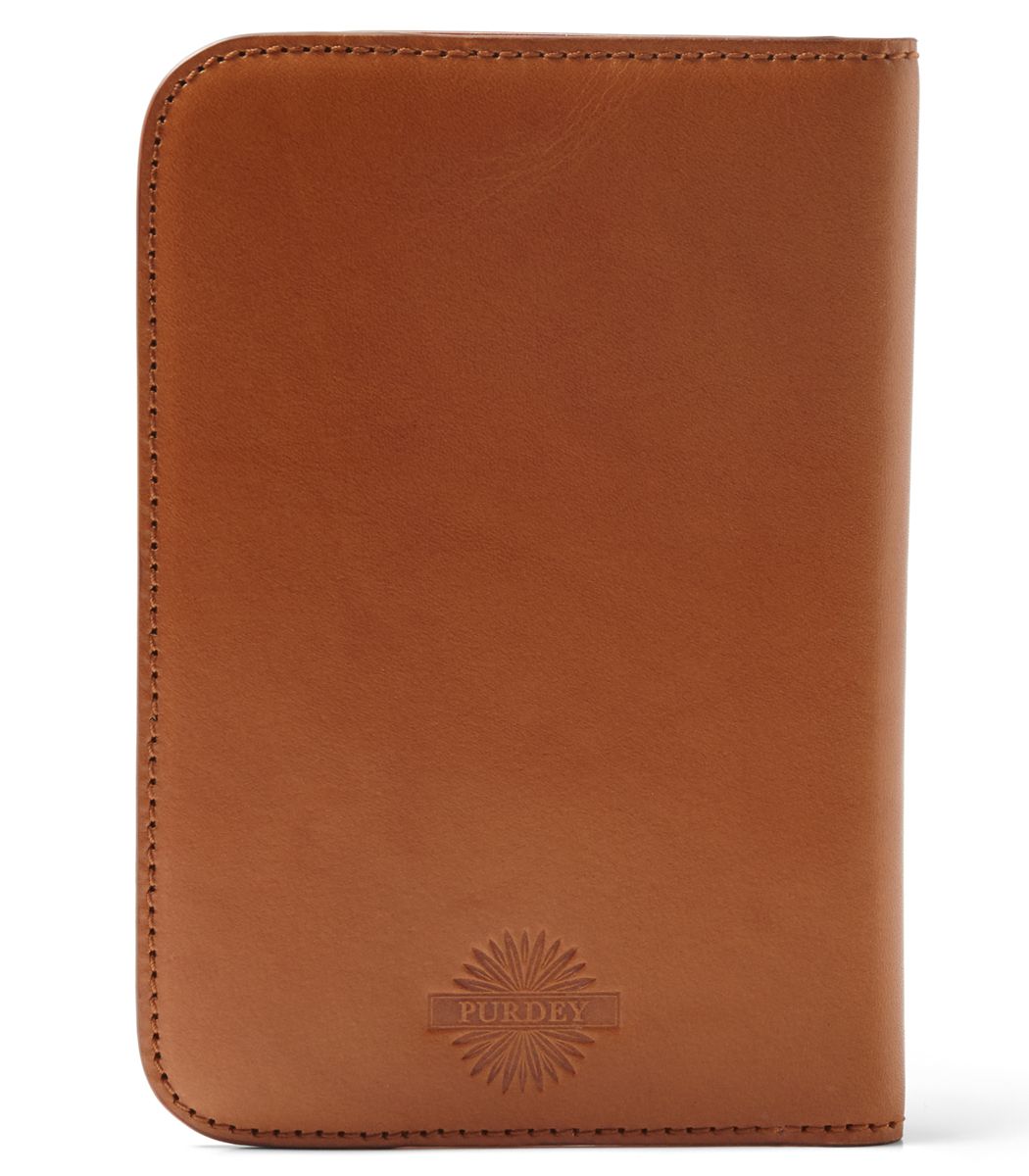 Purdey Audley Passport Cover (Havana)