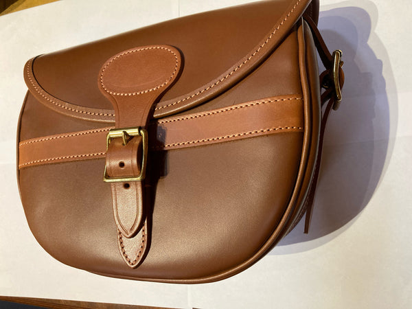 Balmoral Leather Tan Cartridge Bag