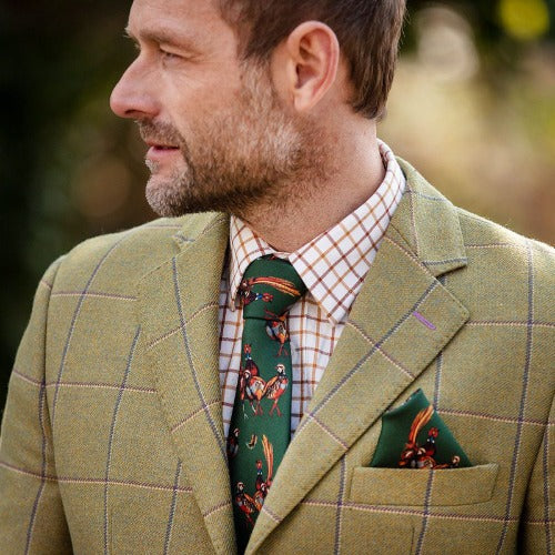 Limited Edition Silk Tie (Forest Green)