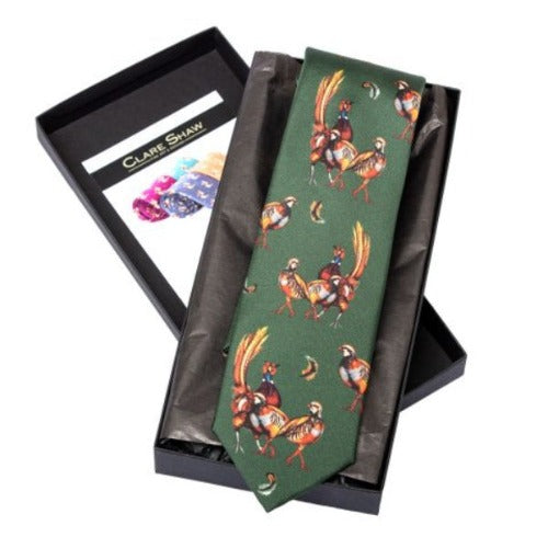 Limited Edition Silk Tie (Forest Green)