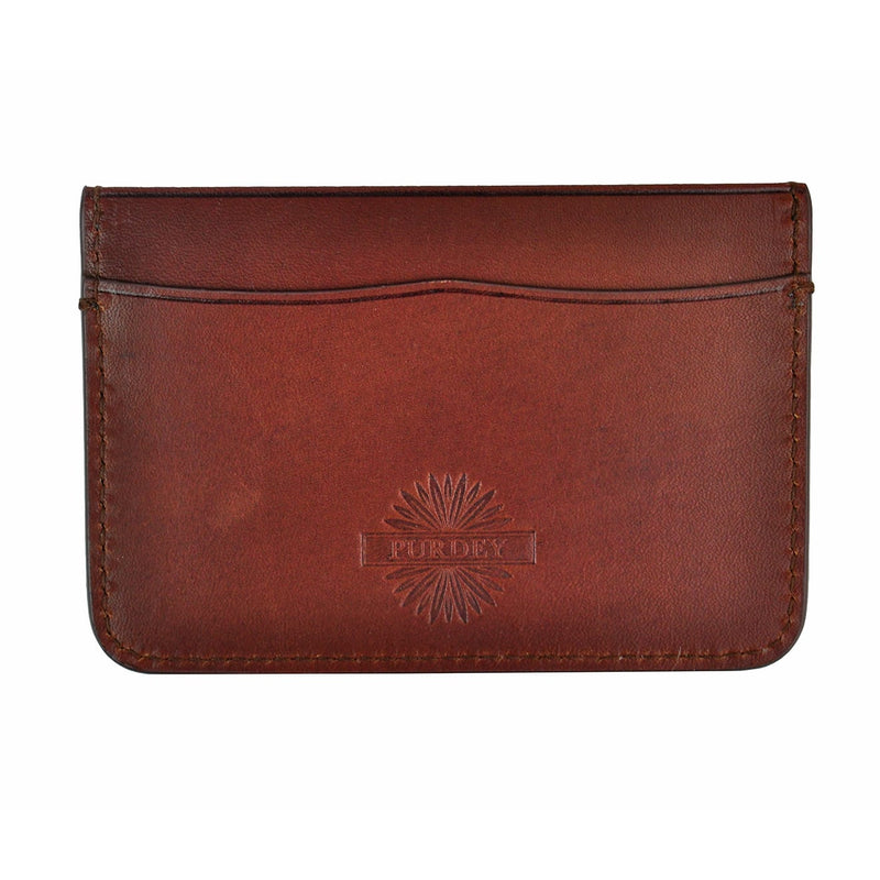 Oak Bark Leather Credit Card Holder (Havana)