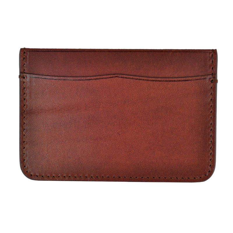Oak Bark Leather Credit Card Holder (Havana)
