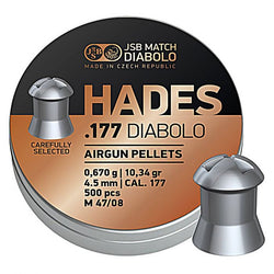 JSB Hades .177 Pellets 4.50 - Tin of 500