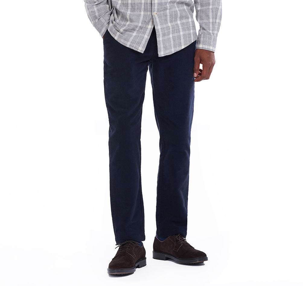 Neuston Moleskin Trouser (City Navy)