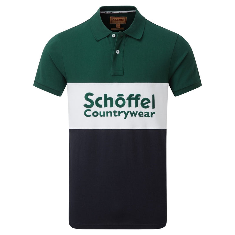 Schoffel Exeter Heritage Polo Shirt  (Navy)