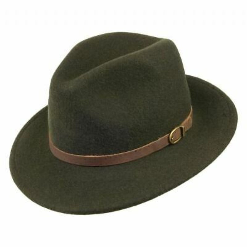 Outback Felt Mix Hat (Olive)