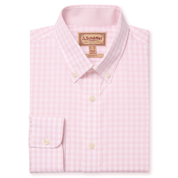 Harlyn Tailored Fit Shirt (Pink Check)