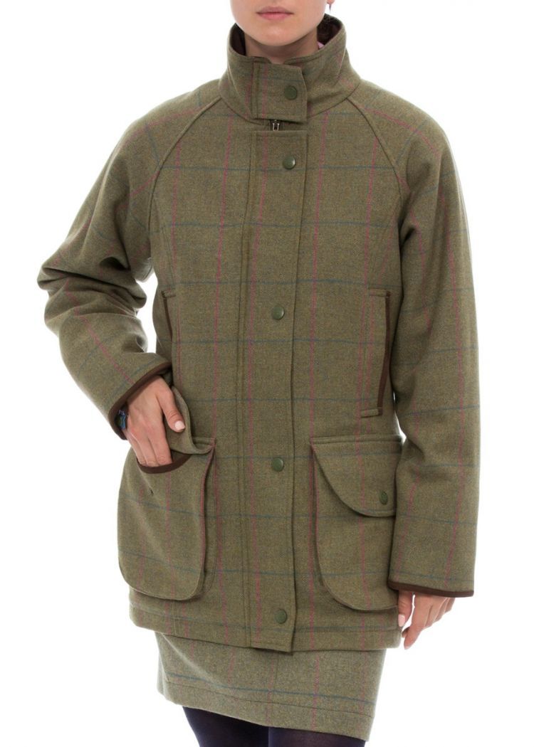 Combrook Tweed Shooting Field Coat (Juniper)