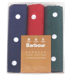 Barbour Polka Handkerchiefs Box Set