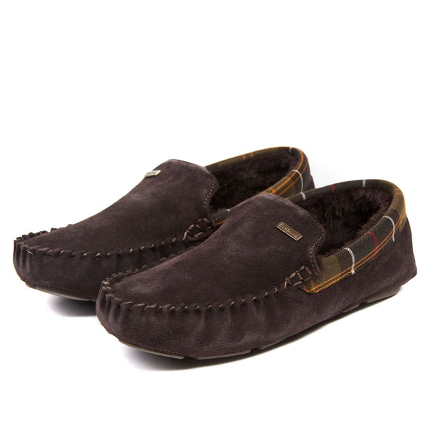 Monty Slippers (Brown Suede)