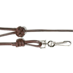 Leather Bootlace Lanyard (Dark Tan) By Bisley