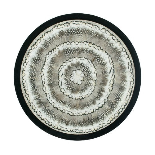 Mixed White Feather Table Centre