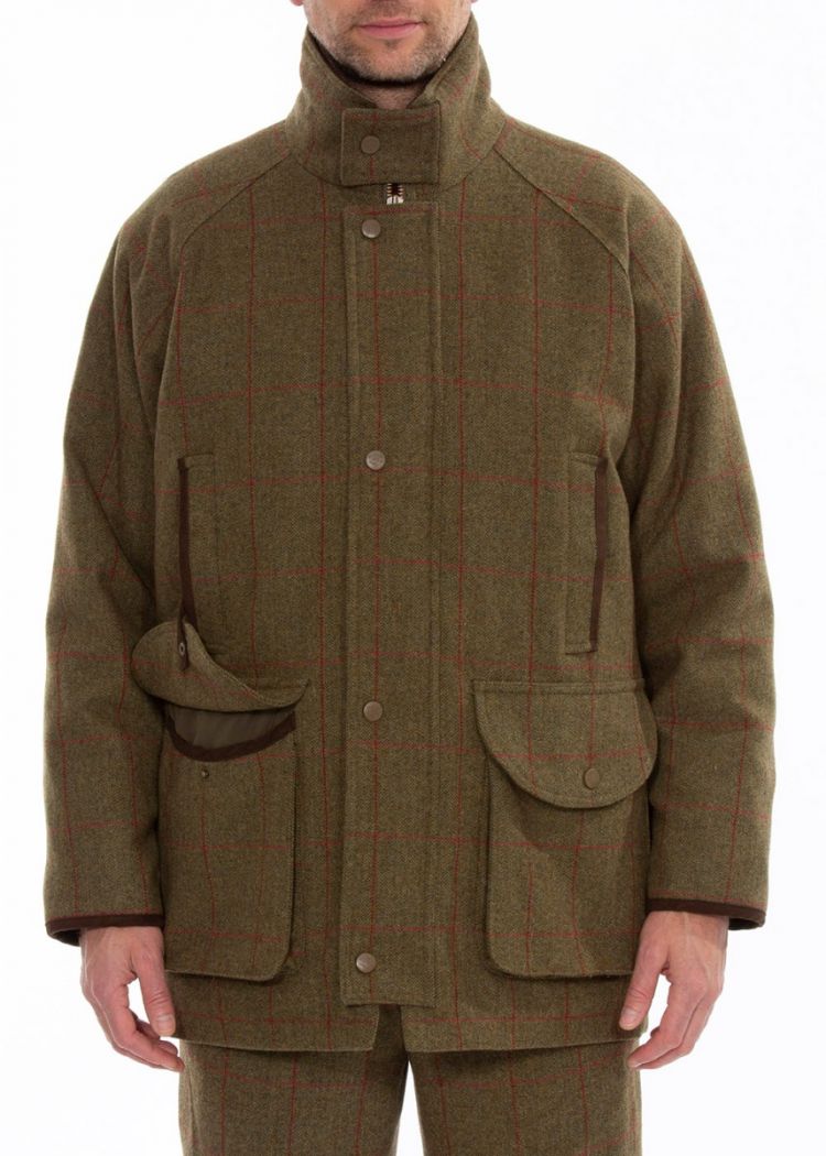 Combrook Tweed Shooting Field Coat (Sage/Olive)