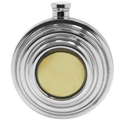 Clay Pigeon 6oz Pewter Hip Flask