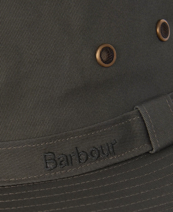 Dawson Wax Safari Hat  (Olive)