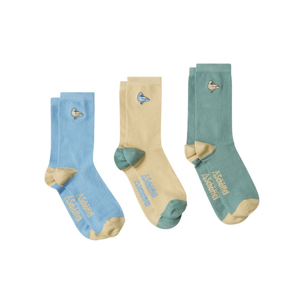 Schoffel Ladies Bamboo Socks ( Box of 3 ) Duck Print