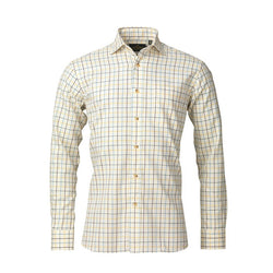 Laksen Connor Sporting Check Shirt (Yellow/Blue)
