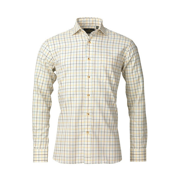 Laksen Connor Sporting Check Shirt (Yellow/Blue)