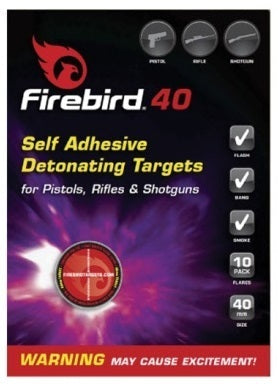 Firebird.40 Self Adhesive Detonating Targets  (Collection in Store)