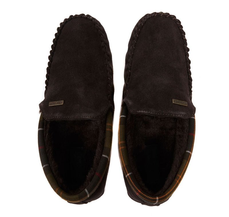 Monty Slippers (Brown Suede)