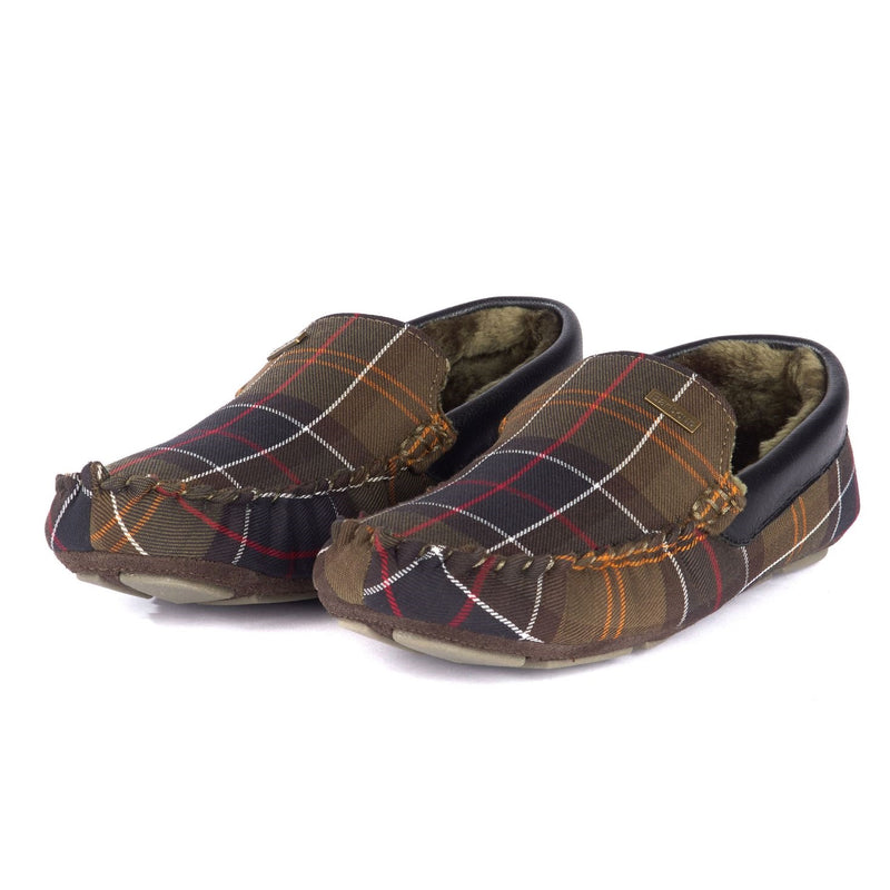 barbour mens tartan slippers countryside clothing