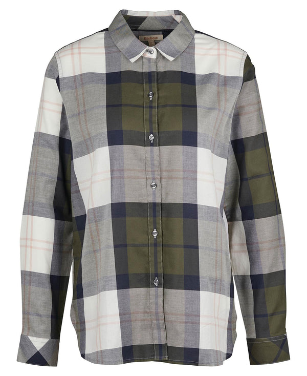 Barbour Moorland Check Shirt (Olive Check)