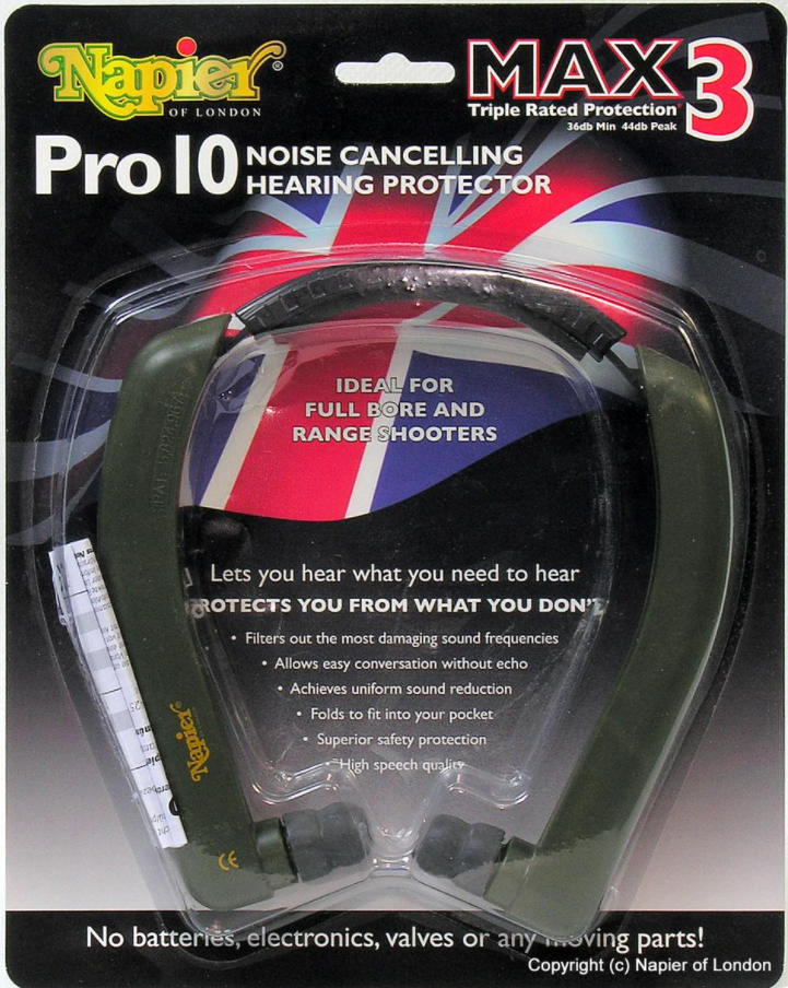 Pro 10 Noise Cancelling Hearing Protector (Green)
