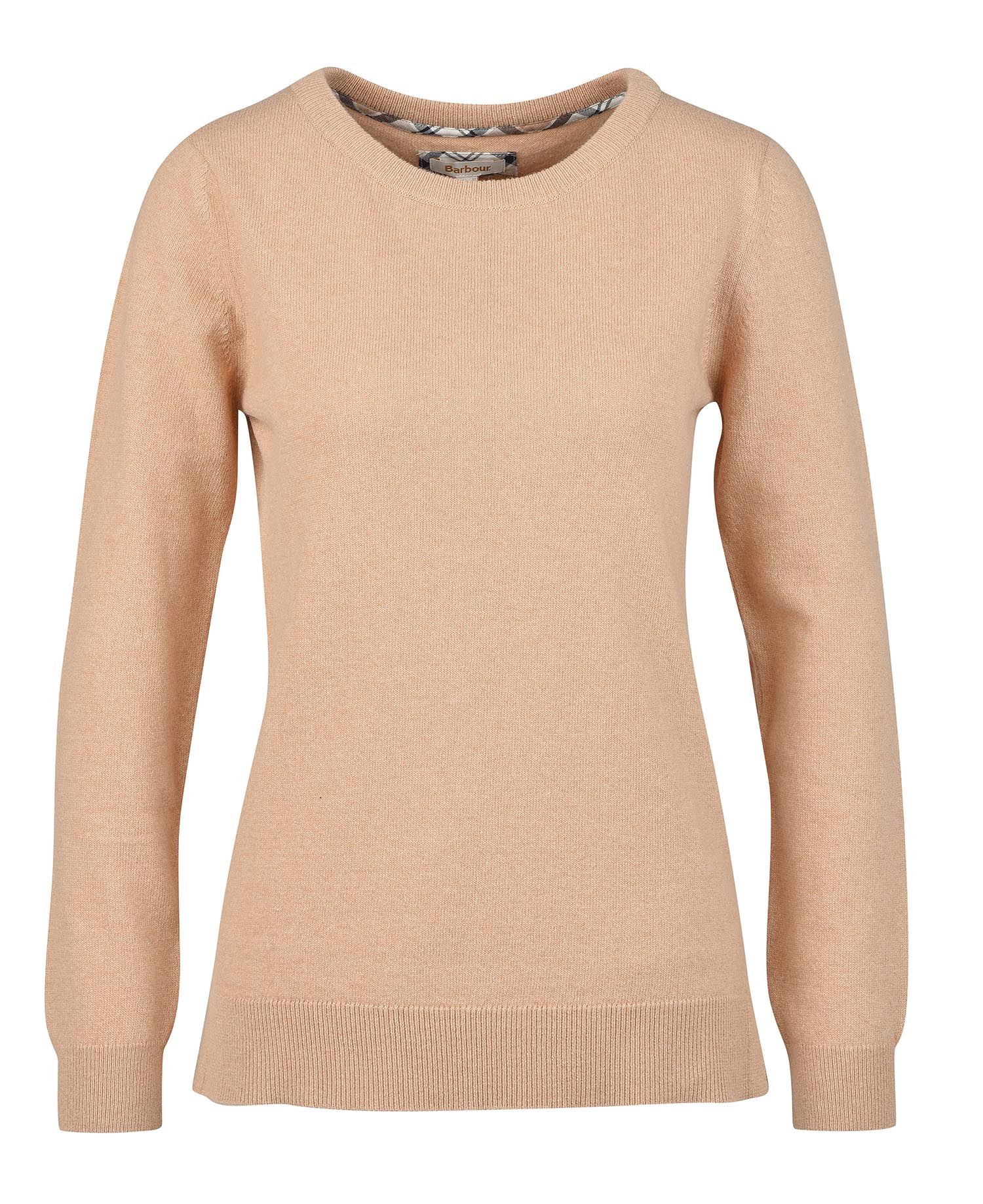 Pendle crew knit (cream/rosewood)