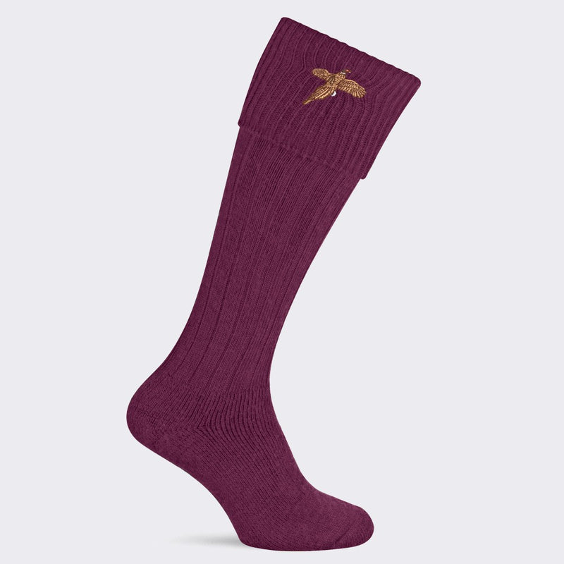 Stalker Sock (Burgundy)