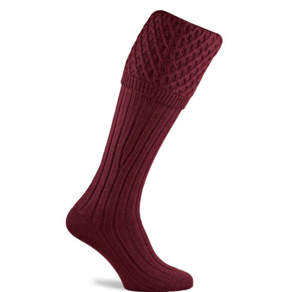 Pennine Chelsea Socks (Burgundy)