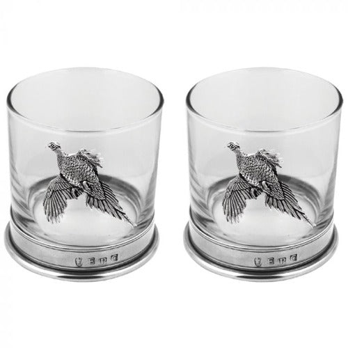 Pheasant Double Glass Set