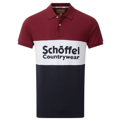 Schoffel Exeter Heritage Polo Shirt  (Bordeaux)