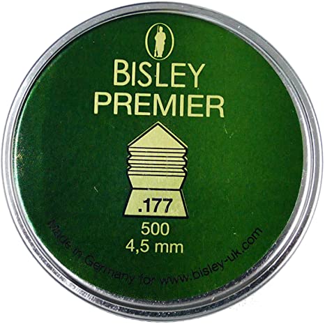 Bisley Premier .177 4,5mm tin of 500 pellets