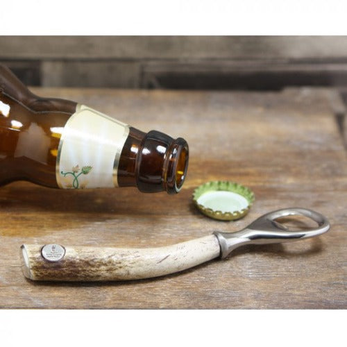 English Pewter Company Stag Horn Bottle Opener