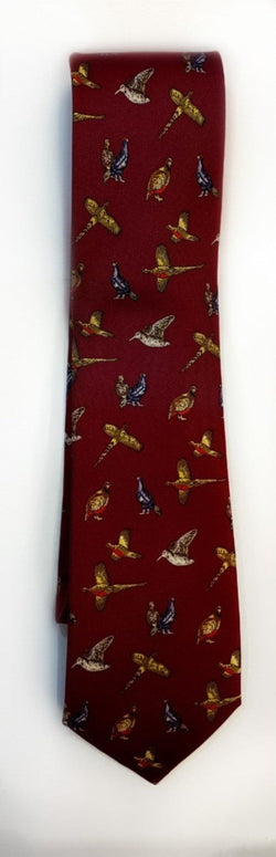 Childrens printed tie (Red)