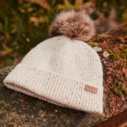 Barbour Whitley Flecked Beanie (Trench)